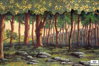 222D Forest   Theatrical Backdrop Rentals By Kenmark
