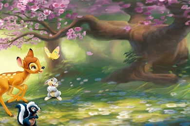 Bambi Catching Butterrfly Wallpaper.jpg