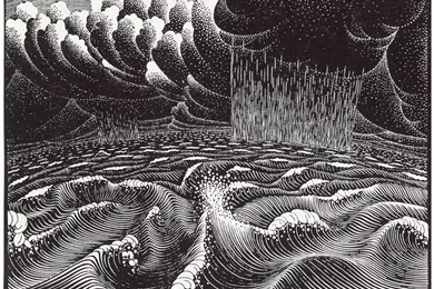 The Second Day Of The Creation   Optical Illusion M C Escher Art ...