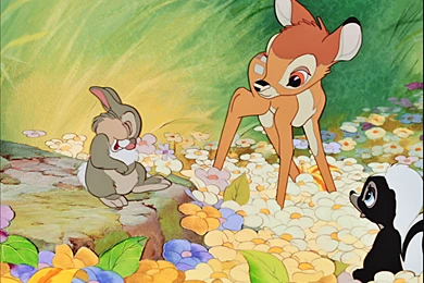 Bambi Flower   Wallpaper.