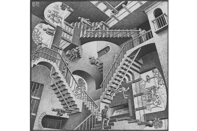 Mind bender: 'The Amazing World Of MC Escher' At Dulwich Picture ...