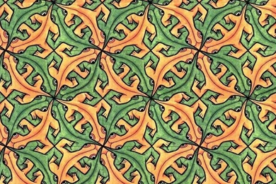 Artwork, Drawing, M. C. Escher, Symmetry, Optical Illusion ...