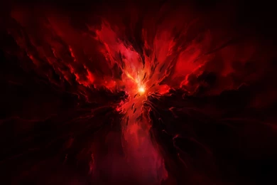 Bright Red Shine Space HD Wallpapers