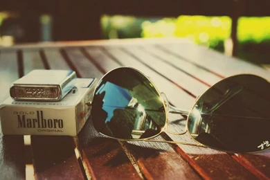 Marlboro, Lighter, Cigarette, Glasses, Zippo, Ray Ban Wallpapers ...