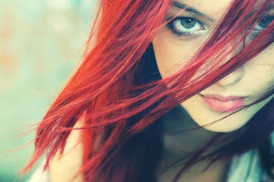 Bright Red Curly Hair Tumblr   Wallpaper.