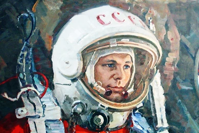 Download Wallpapers 3840x2400 Yuri Gagarin, Cosmonaut, Ussr ...