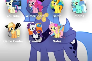 Equestria Daily: MLP iPhone 4 Theme