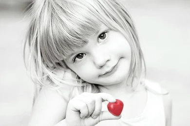 Cute Little Girl Black And White Wallpapers   DreamLoveWallpapers