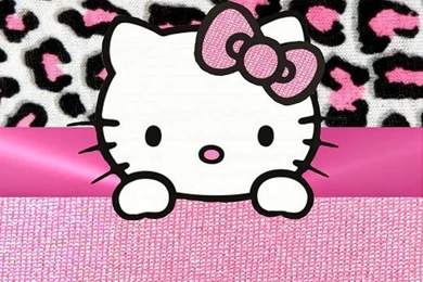 PINK HELLO KITTY IPHONE WALLPAPER BACKGROUND
