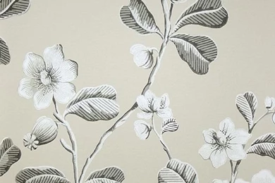 Grey Floral Wallpapers