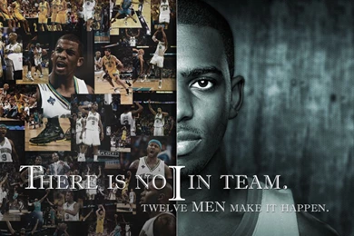 Hornets Wallpaper: Chris Paul – There Is No I In Team