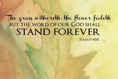 His Word Shall Stand Forever