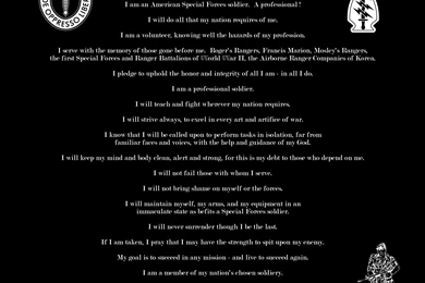 Pictures > Army Ranger Creed Wallpapers