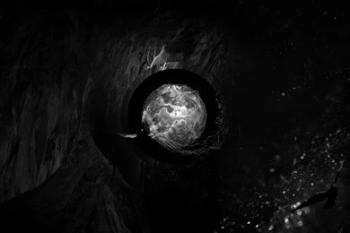 Abstract Eyes Black Dark Liquid Water Drops Spheres Orb Wallpapers ...