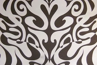 Black/Silver Foil Kaleidoscope Wallpapers