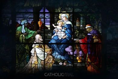 17 Stunning Stained Glass Windows Of The Nativity   HD Christmas ...