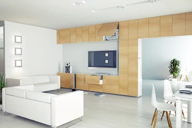 Download Wallpapers 3840x2160 Living Room, Furniture, Interior ...