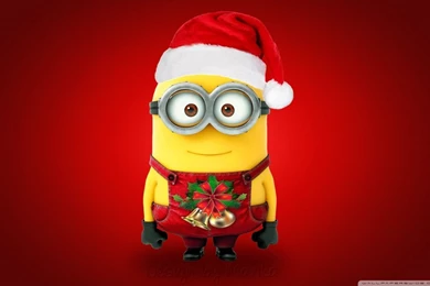 Merry Christmas Minions HD Desktop Wallpapers : Widescreen : High ...
