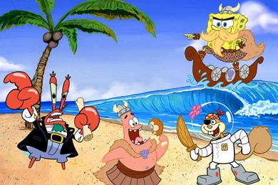 Spongebob Squarepants Beach HD