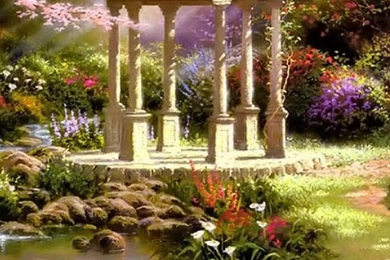 Beautiful Dream Garden Iphone 4 Wallpapers Free 640x960 Hd Iphone ...