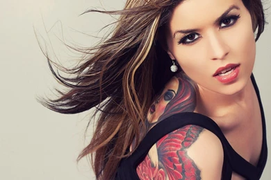 Brunette With Tattoo Girl Wallpapers And Images   Wallpapers ...