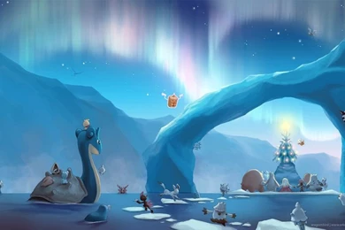 Wallpaper] Arctic Christmas By Arkeis pokemon On DeviantArt