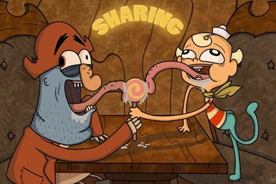 Flapjack: Sharing Is Good By Skully Skulltopus On DeviantArt
