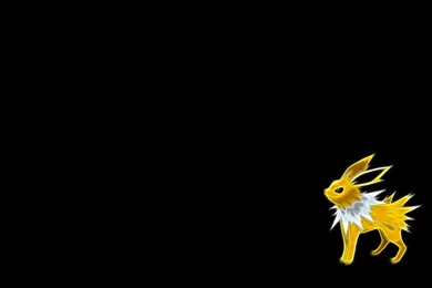 Pokemon Jolteon Black Backgrounds Wallpapers