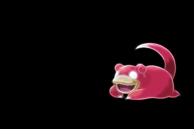 Pokemon, Slowpoke, Black Backgrounds :: Wallpapers
