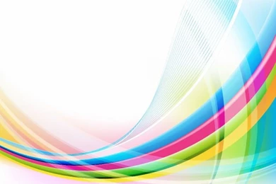 Abstract Colorful Wave Vector Illustration