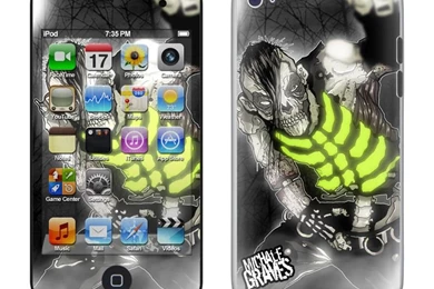 IPod Touch 4G Skin Zombie By Michale Graves