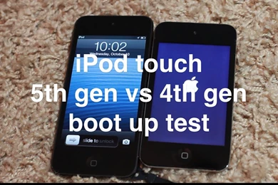 IPod Touch 5th Generation Vs IPod Touch 4th Generation (Boot Test ...