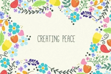 Creating Peace Backgrounds Vector