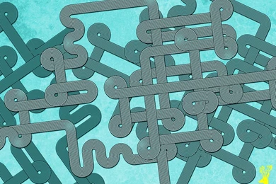 Geometric Race Tracks Wallpapers