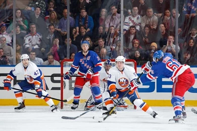 Rangers Vs. Islanders   02/14/2013   New York Rangers   Photos