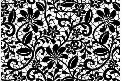 Wallpapers Black White Floral Pattern