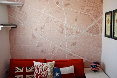 Personalised Bespoke Map Wallpapers Makes Us Happy / Wallpapered Blog
