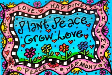 855x606px Peace And Love Wallpapers