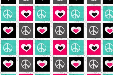 Peace Love iPhone Wallpapers