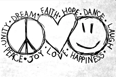 Love & Peace Sign 27 Wide Wallpapers   XDwallpaper.com