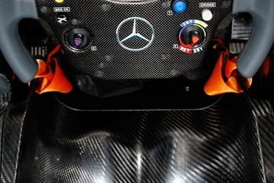 Download Formula 1 Mercedes Steering Wheel Wallpapers For iPhone 4