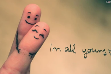 Finger Couple Say I Love You I Am All Young Wallpaper.jpg