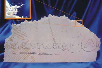 Armstrong Asbestos Sheet Flooring   Labeled Reverse