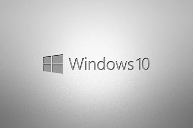 Windows 10 Gray Text Logo On Grainy Gray Wallpapers   Computer ...