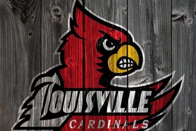 Louisville Cardinals Wood iPhone 4 Backgrounds