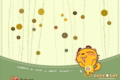 Copy Cat   Lovely Cartoon Cat Character 30   Wallcoo.net