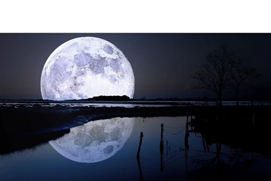 The Moon And Mars   But It's A Flake!