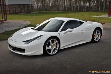 Top Cars Zone: Ferrari 458 Italia White Pictures And Wallpapers