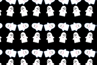 Cute Ghost Pattern Wallpapers   Holiday Wallpapers