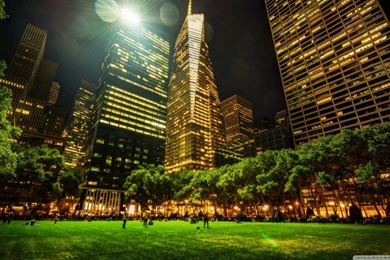 Bryant Park In New York City HD Desktop Wallpapers : Fullscreen ...